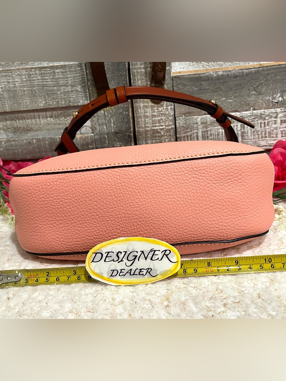 DOONEY BOURKE Pebble Grain Light Pink Shoulder Bag Like New - Picture 8 of 12